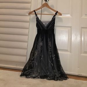 Women's Dressy Black Evening Dress Sz Small